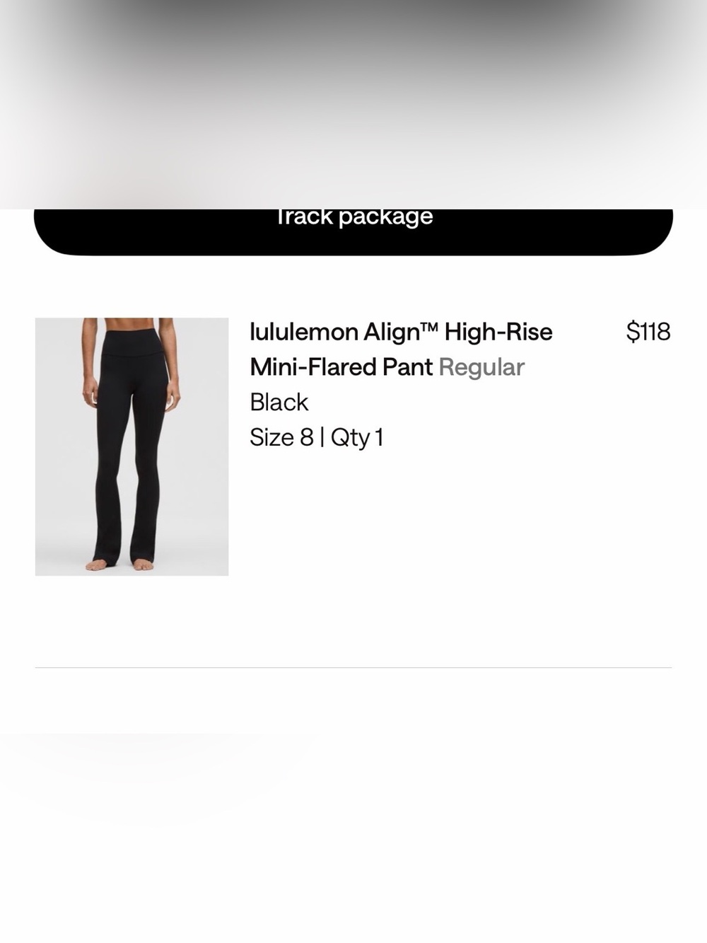 lululemon athletica Align High-Rise Mini-Flared Pant - Black